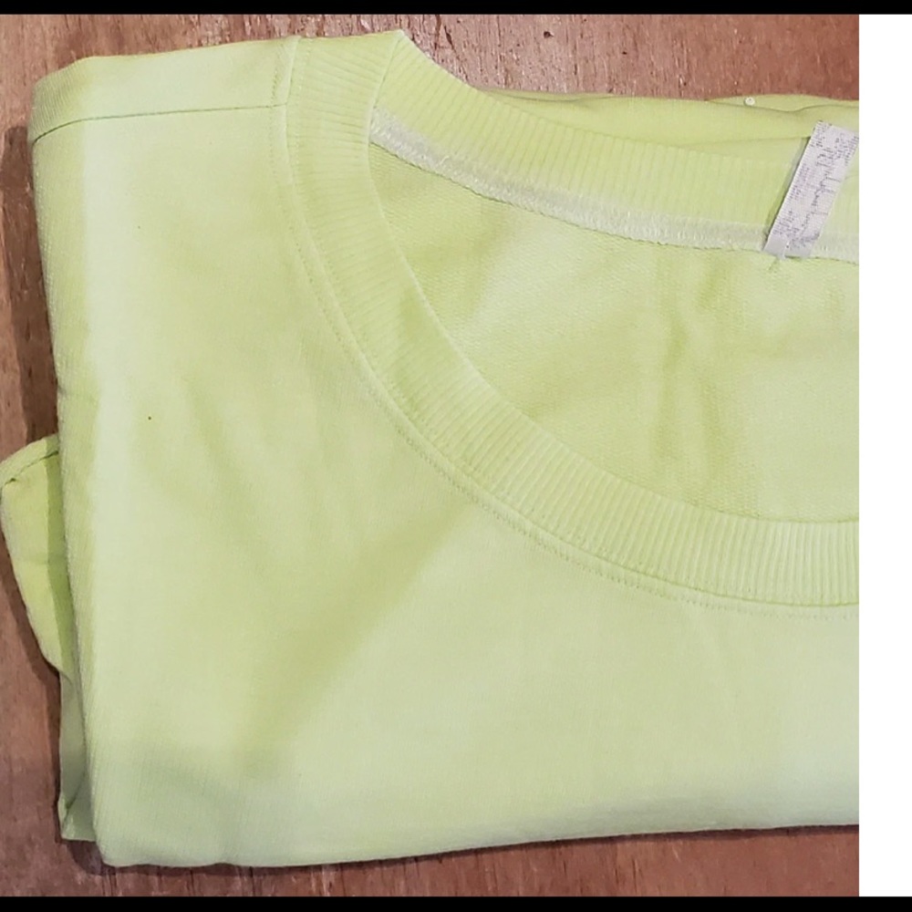 Free People “cool” lime green size small Maxi Tee Dress NWT